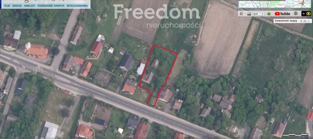 Działka 1600 m2 z projektem domu - Skarbiszów działka Skarbiszów