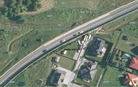 Zapraszam do zakupu działki 465 m² w Chełmcu, teren pod zabudowę mieszkaniową działka Nowy Sącz, Chełmiec