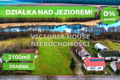 Działka nad Jeziorem Grabnik z linią brzegową polecam działka Grabnik