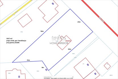 działka na sprzedaż 1017m2 działka Brześce, Wilanowska