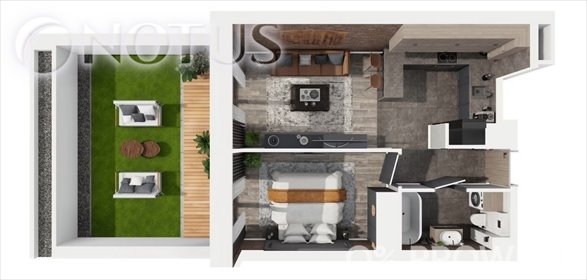 mieszkanie na sprzedaż 42m2 mieszkanie Kraków, Podgórze, gen. Henryka Dąbrowskiego