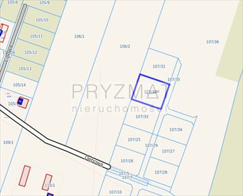 Działka 1110 m² pod dom i usługi w Osinach. działka Osiny, Dębowa