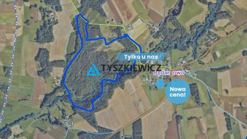 Inwestycyjna działka 20 ha w Będargowie z potencjałem działka Będargowo, Różny Dąb