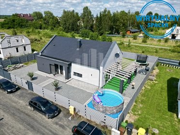 Nowoczesny dom 119 m² z dużym ogrodem i jasną architekturą dom Starogard Gdański