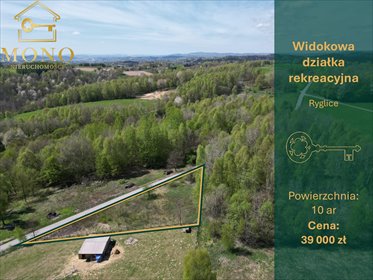 działka na sprzedaż 1000m2 działka Ryglice