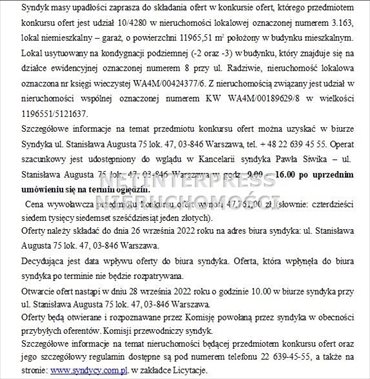 garaż na sprzedaż 11966m2 garaż Warszawa