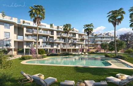 Nowoczesne apartamenty z basenami i panoramicznym widokiem mieszkanie Villajoyosa