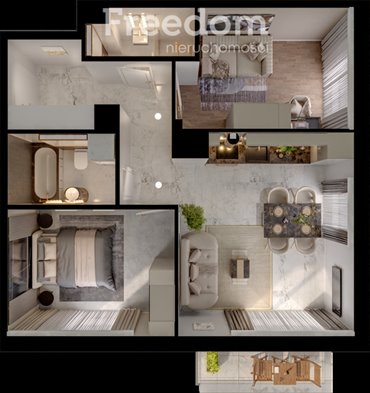 mieszkanie na sprzedaż 59m2 mieszkanie Warszawa, Ursynów, Hilarego Koprowskiego