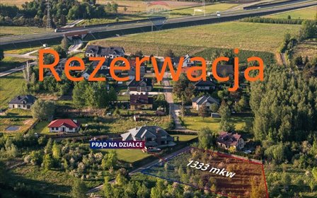 działka na sprzedaż Ruda Działkowa 1333 m2