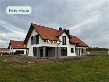 Przestronny dom w stanie surowym z garażem 2-stanowiskowym dom Sząbruk
