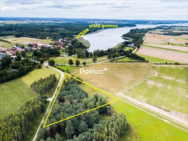 Sprzedam działkę 6477 m² pod turystykę z lądowiskiem i plażą działka Makosieje