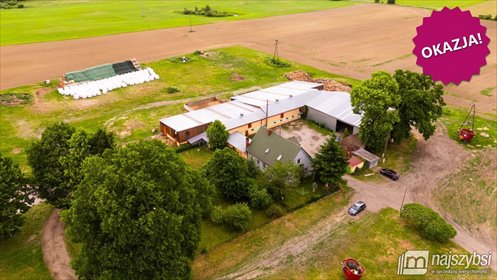 Na sprzedaż przestronne gospodarstwo 200 m² z lasem i stawem dom Sowno, obrzeża