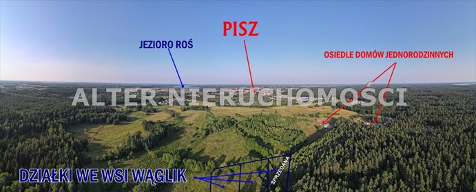 działka na sprzedaż 2121m2 działka Wąglik