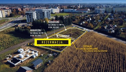 działka na sprzedaż 811m2 działka Ełk, Konieczki, Konieczki