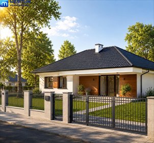 Parterowy dom wolnostojący 120 m2 w zieleni i spokoju dom Korytów A