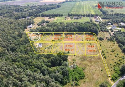 działka na sprzedaż 1516m2 działka Pawłowo Skockie