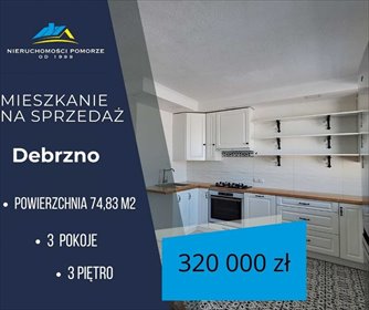 mieszkanie na sprzedaż 74m2 mieszkanie Debrzno, Os. Słoneczne