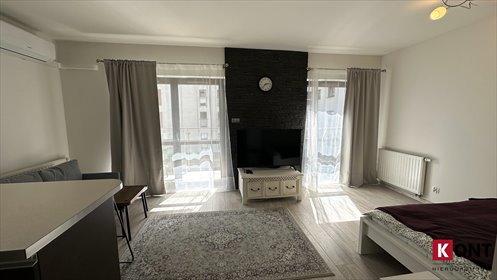 Polecam 36,5 m² mieszkanie z balkonem i klimatyzacją mieszkanie Kraków, Grzegórzki, Osiedle Wieczysta, Śliczna