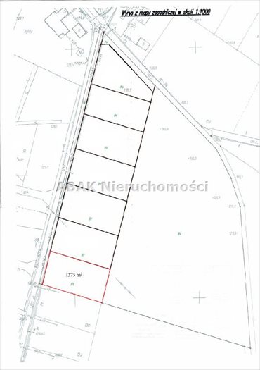 działka na sprzedaż 2790m2 działka Jary, Dębowa