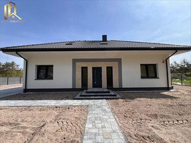 Nowoczesny dom 136,8 m² z tarasem i ogrodem w Piskórce dom Piskórka