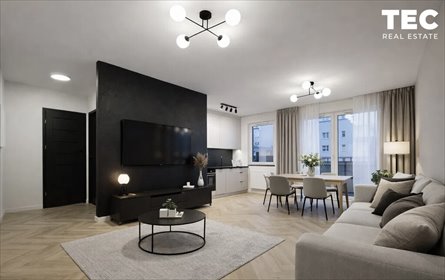 Nowoczesne 42 m² z balkonem, gotowe do wprowadzenia mieszkanie Kraków, Podgórze, Myśliwska