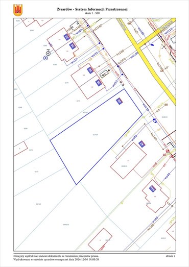 działka na sprzedaż 1181m2 działka Żyrardów, Chmielna