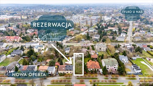 Działka 549 m² z projektem domu w Łodzi-Górnej działka Łódź, Górna, Zamorska