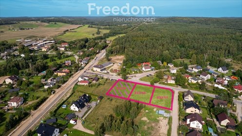 Działka 1186 m² w Borowinie, media, zabudowa - polecam! działka Borowina