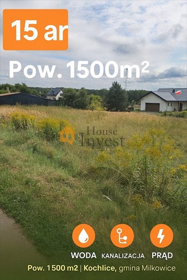 działka na sprzedaż 1502m2 działka Kochlice