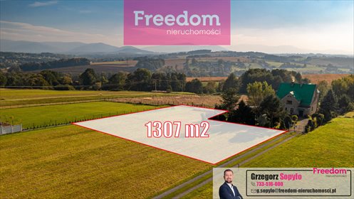 Działka budowlana na sprzedaż Roztropice 1 307m2 Foto 2