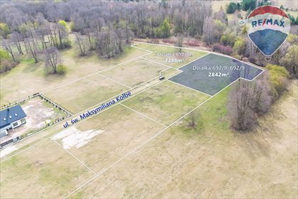 Sprzedam działkę budowlaną 2842 m² nad rzeką w Budach Zosinych działka Budy Zosine, Batalionu