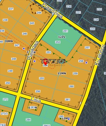 Urokliwa działka 2500 m² pod dom w Michałowie-Reginów działka Michałów-Reginów, Michałów-Reginów, Lisia