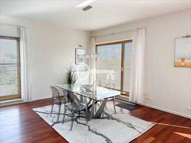 Luksusowy penthouse 320 m2 z tarasem i ogrodem na dachu. mieszkanie Warszawa, Mokotów, Biały Kamień