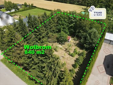 działka na sprzedaż 840m2 działka Wolbrom, Zacisze