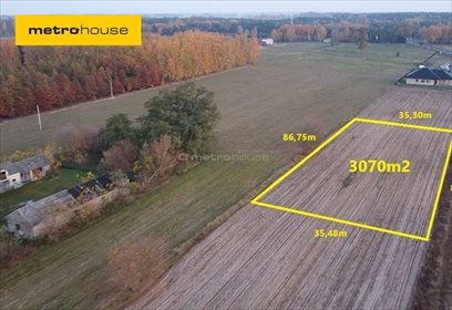 działka na sprzedaż 3070m2 działka Pniewo