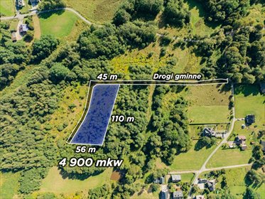 Działka rolna 4900 m² w Włosani - spokojna okolica. działka Włosań, Stolarska