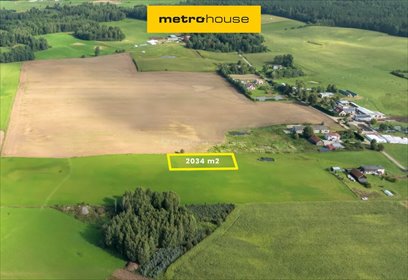 Na sprzedaż działka 2034 m² z WZ pod budowę 2 domów w Sadowie działka Sadowo