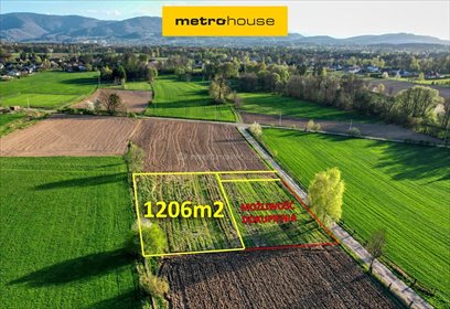 działka na sprzedaż 1206m2 działka Ustroń, Przetnica