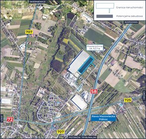 Działka inwestycyjna 6,5 ha z pozwoleniem na budowę działka Rawa Mazowiecka, Mszczonowska