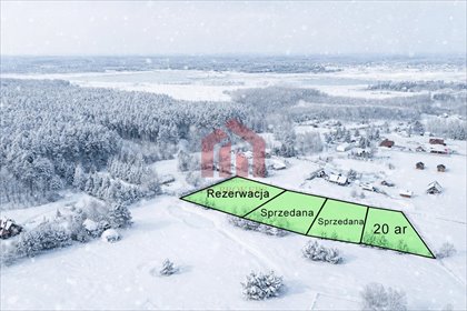 działka na sprzedaż 2000m2 działka Krzywa