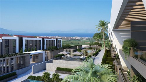 Widok na morze! Apartament z basenem i ochroną mieszkanie Caferli, Caferli, Kuşadası, Aydın