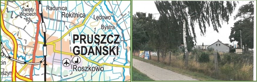 działka na sprzedaż 1470m2 działka Pruszcz Gdański