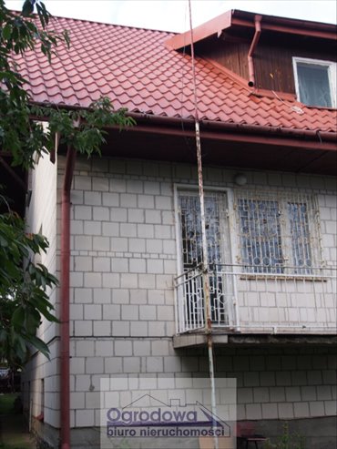 Połówka bliźniaka 129 m² w Grębkowie - ogród z drzewami dom Grębków