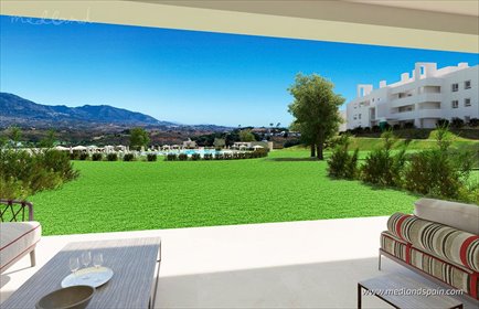 Luksusowe apartamenty golfowe z panoramicznym widokiem mieszkanie Mijas Costa