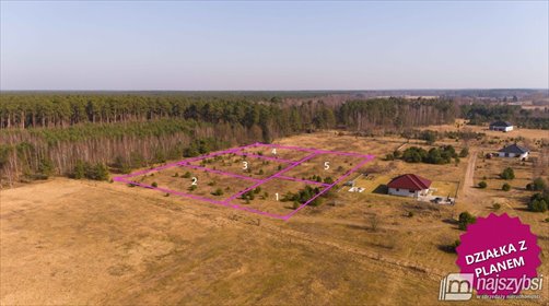 Polecam działkę 1893 m² z planem zabudowy w Miękowie działka Miękowo, Lawendowa