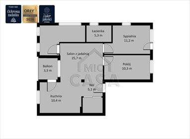 Funkcjonalne 3-pokojowe mieszkanie 68 m² w Rumi zapraszam mieszkanie Rumia, Kosynierów
