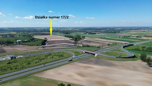 Na sprzedaż działka inwestycyjna 117 400 m² przy autostradzie A1 działka Dąbrówka