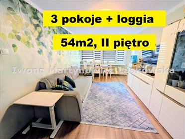 Przestronne 3 pokoje z loggią i piwnicą w centrum mieszkanie Lubin, Centrum