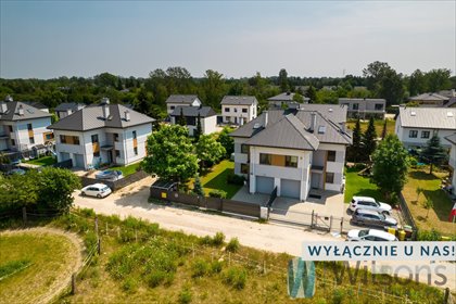 Nowoczesny dom 162 m² (186 m²) w Łomiankach (blisko zieleni) dom Łomianki, Kościelna Droga