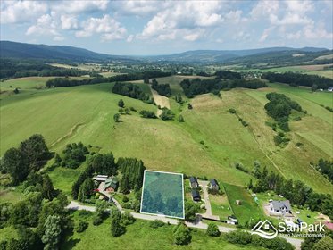 Działka 2215 m² w Bieszczadach z mediami - zapraszam działka Hoszowczyk